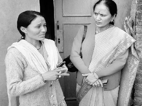 The woman in the room, made a two-day hostage